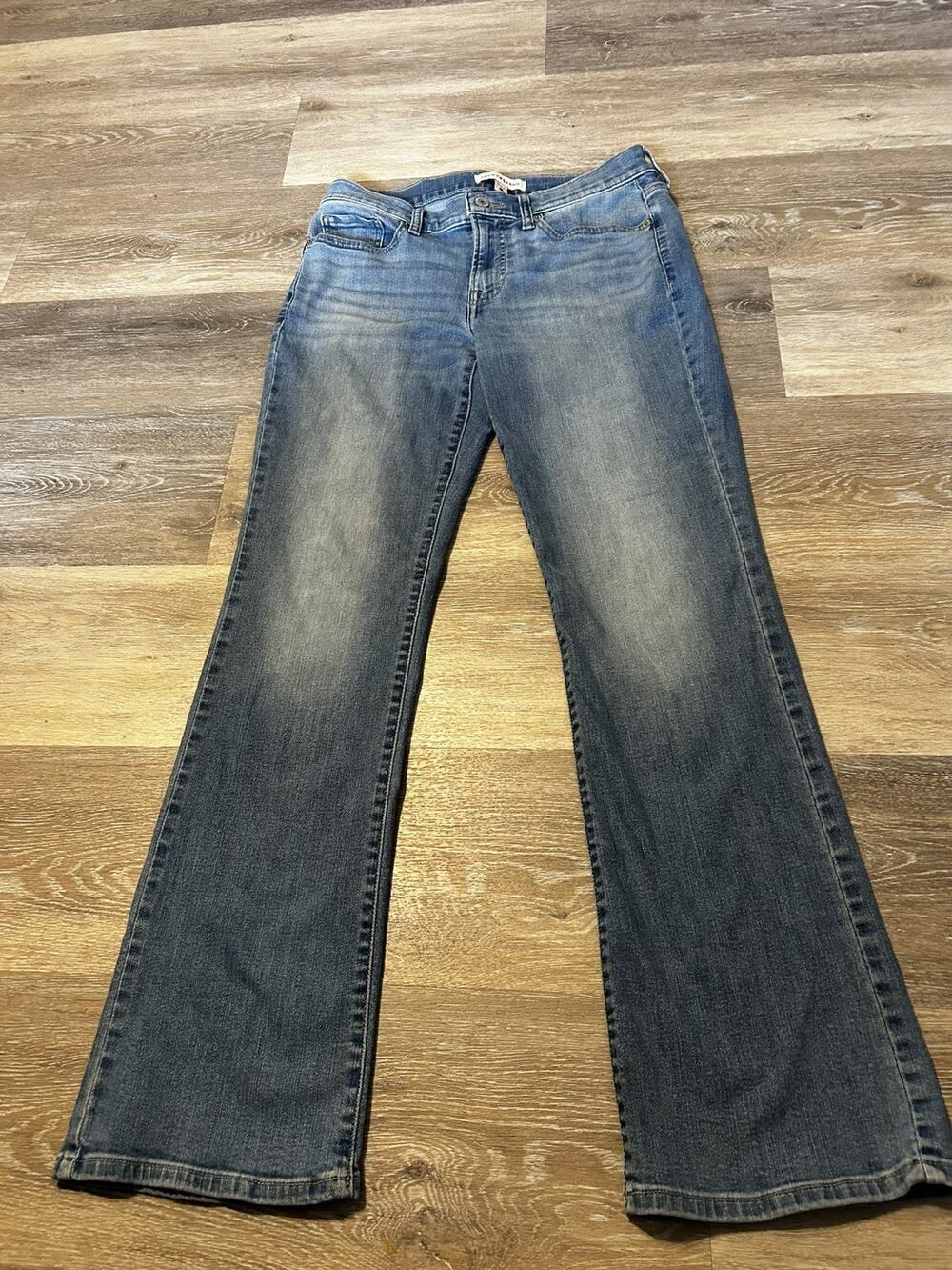 Lucky Brand Women’s Blue Light Wash High Rise Bootcut Jeans Cotton Pockets Sz 8